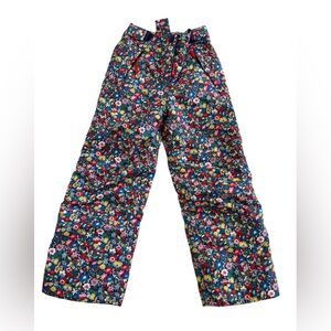 Boden Navy Floral Print Snowpants